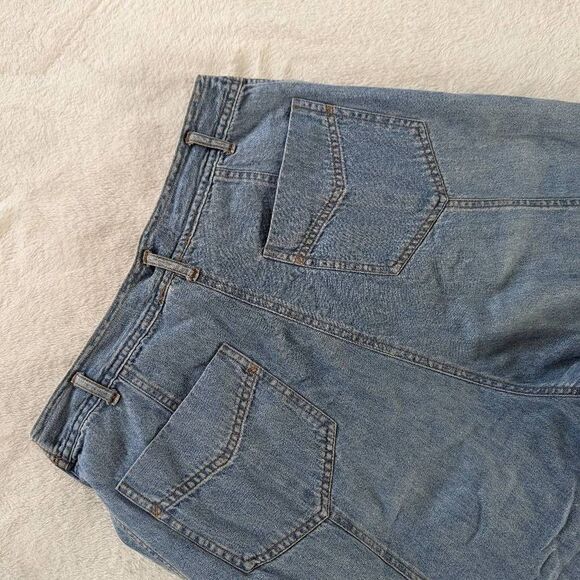 QPS Vintage Pleated Mom Jeans - Picture 4 of 10